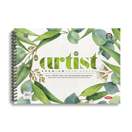 Anupam Premium Artist Drawing Book 160gsm Perfect for Artists of All Levels-A3
