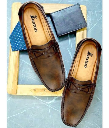 Buxton Brown Men's Slip on