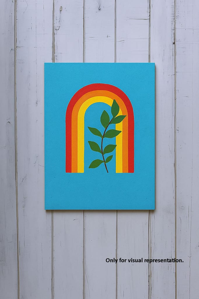 Dbeautify's MDF DIY Traditional Painting – Rainbow Arch