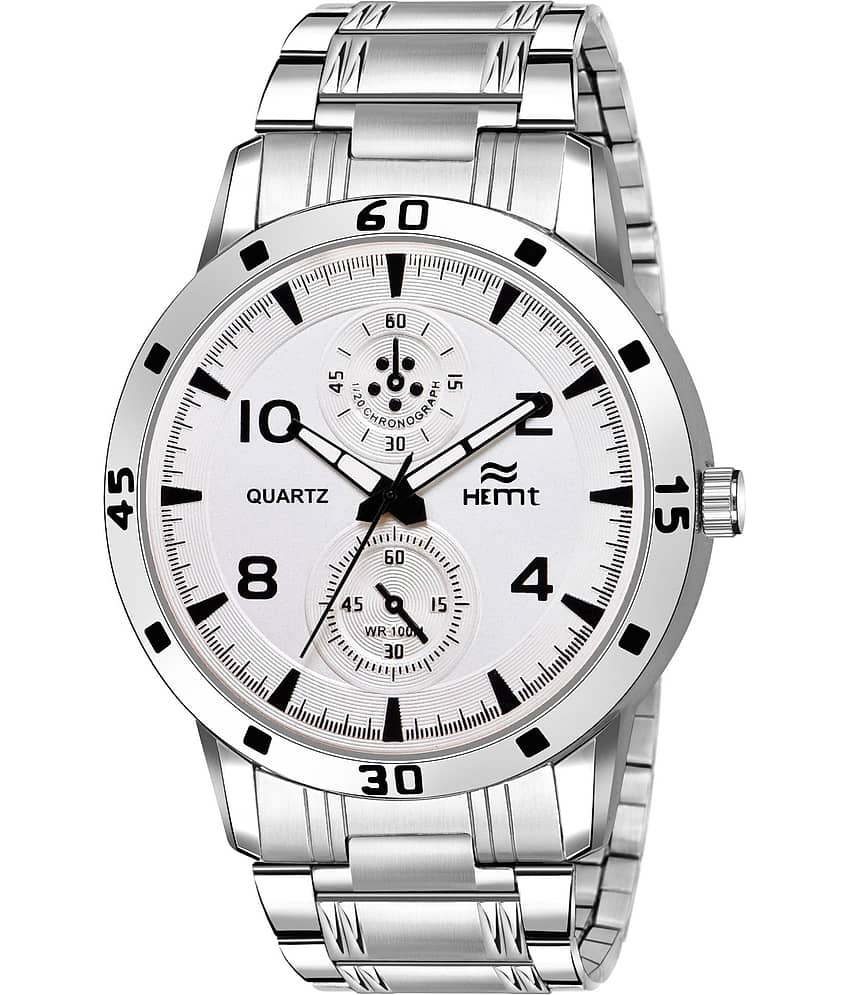 Hemt Silver Metal Analog Men's Watch