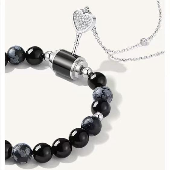🔐  Seal Your Love with the Heart Lock Bracelet & Key Necklace!