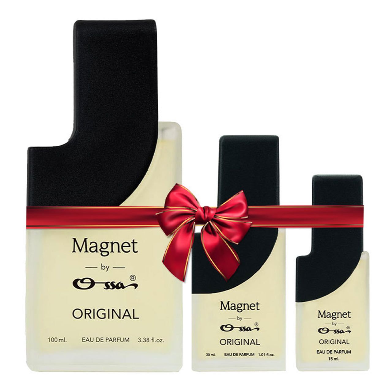 OSSA MAGNET ORIGINAL EDP 100ML, 30ML, 15ML (Pack of 3)