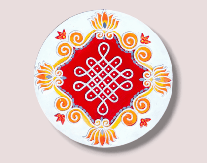 Aarya ovation Lippan art wall hanging for home decoration /living room/kids room / garden décor.rangoli