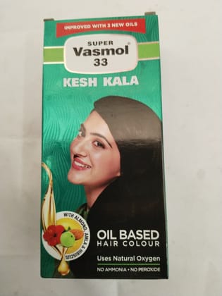 Super Vasmol 33 Kesh kala Oil based Hair colour 