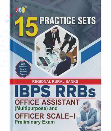 15 Practice Sets, English IBPS RRBs Office Assistant (Multipurpose) And Office Scale-I (Preliminary) Exam, IBPS RRBs Book 2022