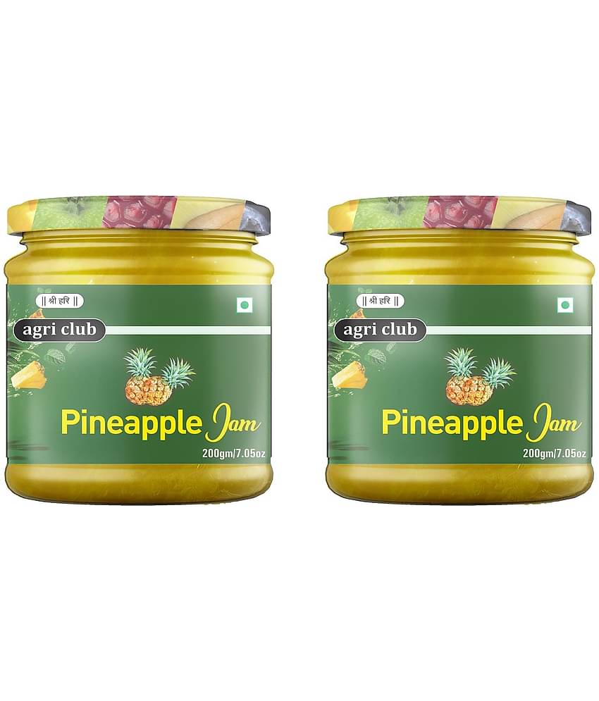 AGRI CLUB Super Pineaple Jam 400 gm(Pack of 2 x 200 gms)