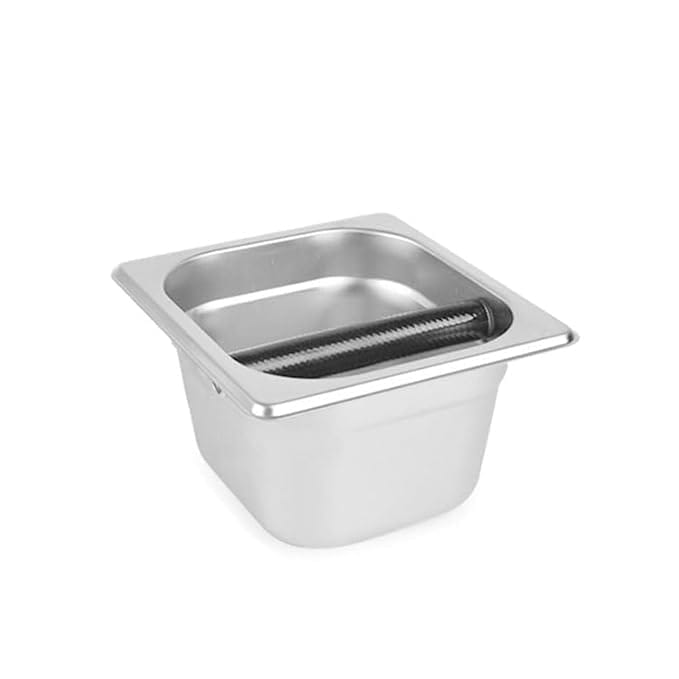 The Bean Co Roasters Stainless Steel Knock Box | 18cm x 16cm x 15cm | Designed for Home Baristas and Coffee enthusiasts