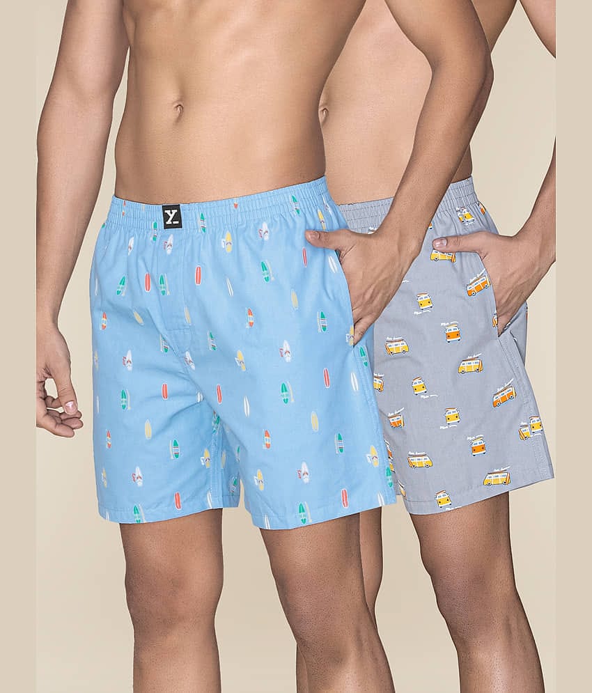 XYXX Pack of 2 Cotton Men's Boxer- ( Multi )