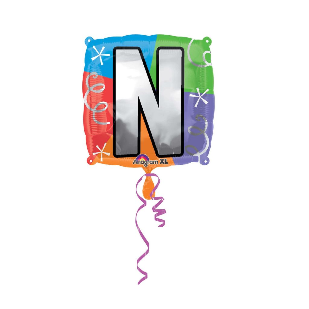 18" LETTER N QUAD BALLOON - Party and Festive Needs | Buy online on ZillyBuy