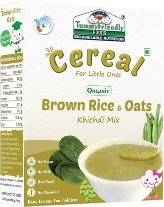 BROWN RICE, OATS KHICHDI FOR TODDLER - 200G