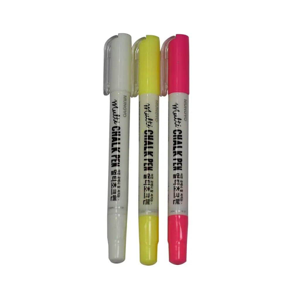 Mungyo Multi Chalk Pen Set-3Pcs / 10023-MBG-3