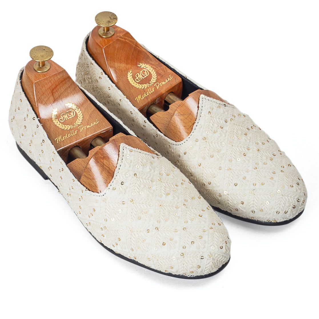 Nawabi Juttis (Limited Edition)-EU 42 / UK 8 / Off White