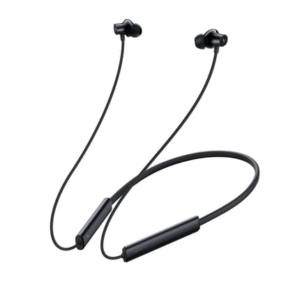 realme Buds Wireless 3 in Ear Bluetooth Headphones,30dB ANC, Spatial Audio,13.6mm Dynamic Bass Driver,Upto 40 Hours Playback, Fast Charging, 45ms Low Latency for Gaming,Dual Device Connection (Black) realme Buds Wireless 3 in Ear Bluetooth Headphones,30d