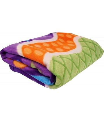 Wholesale india Fleece Floral Single Bed Blanket ( 220 cm x 150 cm ) - Assorted ( Pack of 1 )