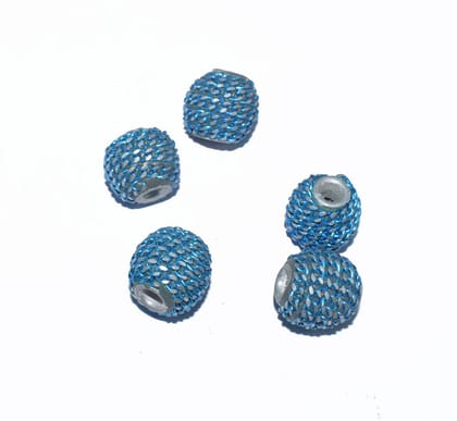 Handmade Kashmiri Beads use for jewelry makings, KASM-66-Per Packet of 25 Pcs / 15X15 MM