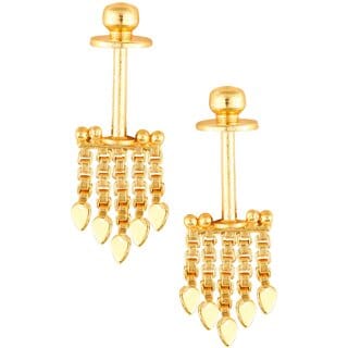 Vivastri Premium 1 Gram Gold Plated Alloy Bugadi Earrings for Women  Girls - VIVA1035BUGADI