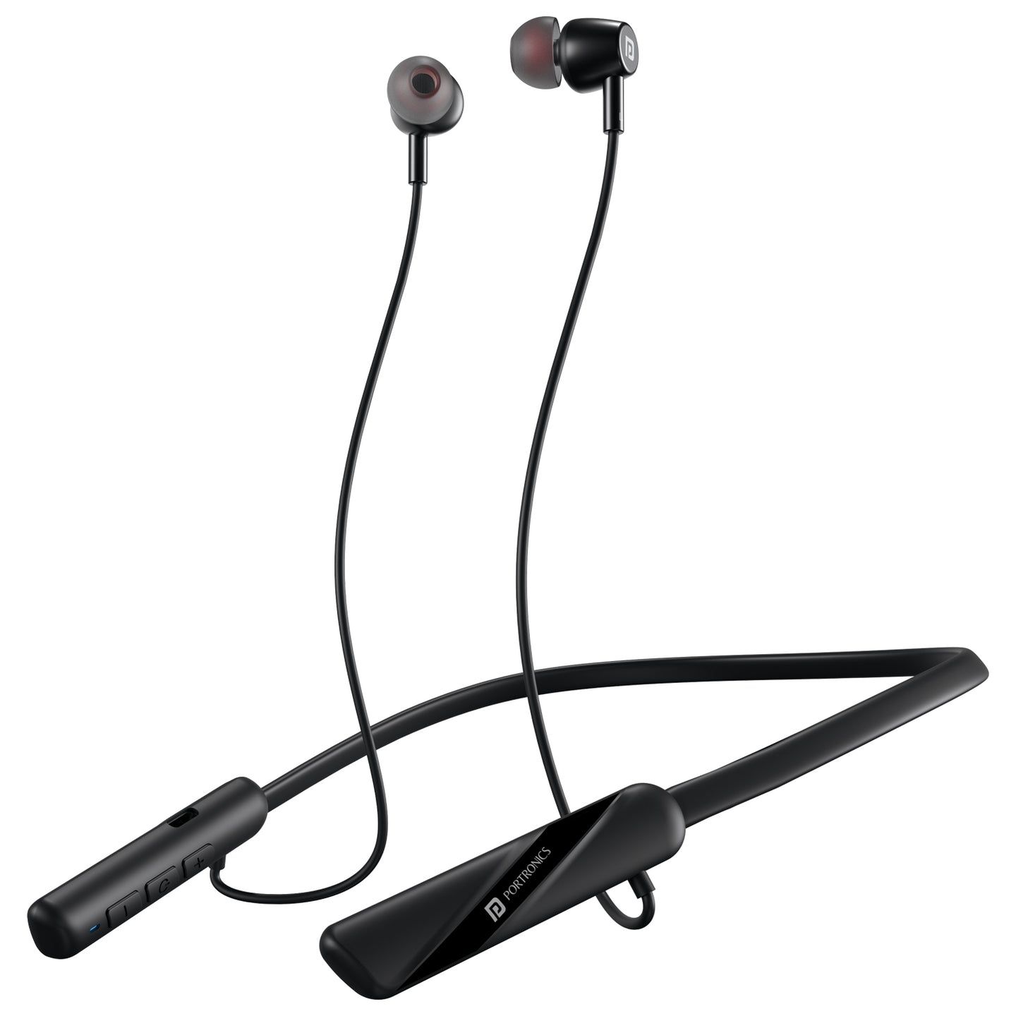 Portronics Harmonics Z10 35 Hour Playtime, Inline Control, Water Resistant, Magnetic Latch