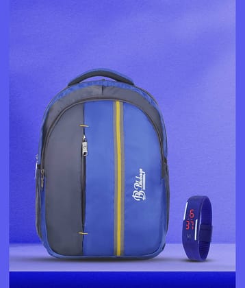 Blubags Blue Polyester Backpack ( 45 Ltrs )