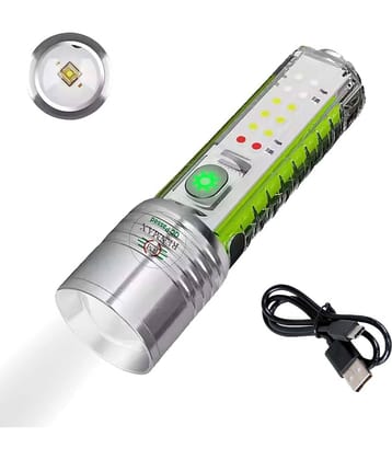 RENMAX - 5W Rechargeable Flashlight Torch ( Pack of 1 )