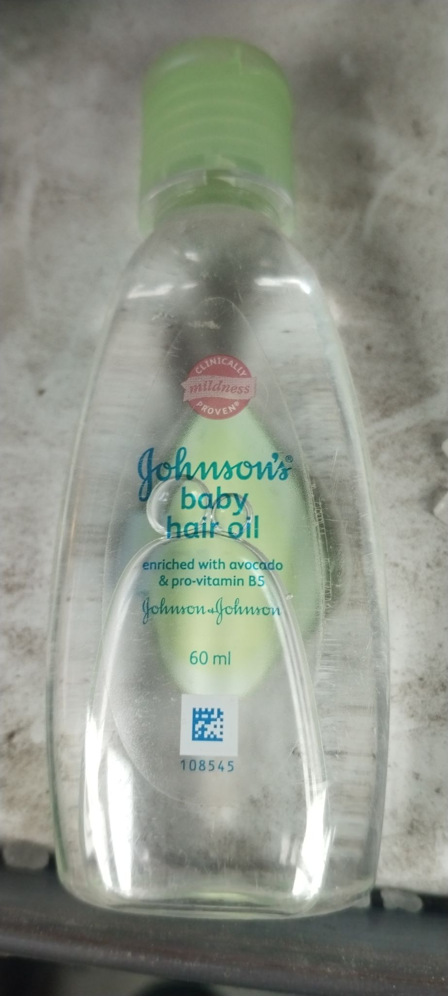 Johnson baby hair oil