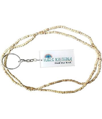 Hare Krishna Food For Soul 2 Round Kanthi Mala | 2 Layer Mala | Holy Tulsi Mala 1 Mukhi Tulsi Mala ( Pack of 1 )