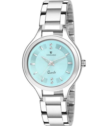 EDINARO Stainless Steel Round Womens Watch
