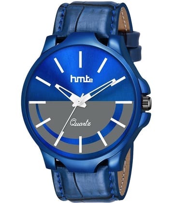 HMTe HMTe HM-2042 Leather Analog Men's Watch
