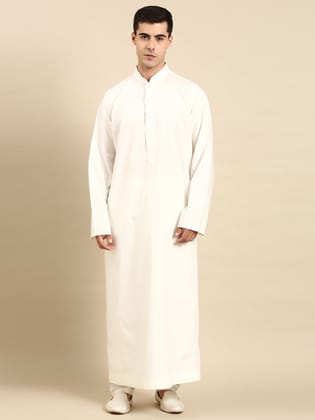 Off White Jubba (Thobe)-Made To Measure / Only Jubba - No Lowers