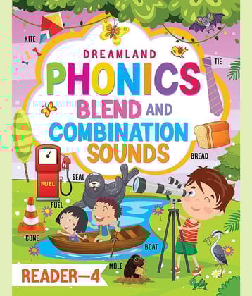 Phonics Reader - 4 (Blends and Combination Sounds) Age 7+ - Early Learning Book