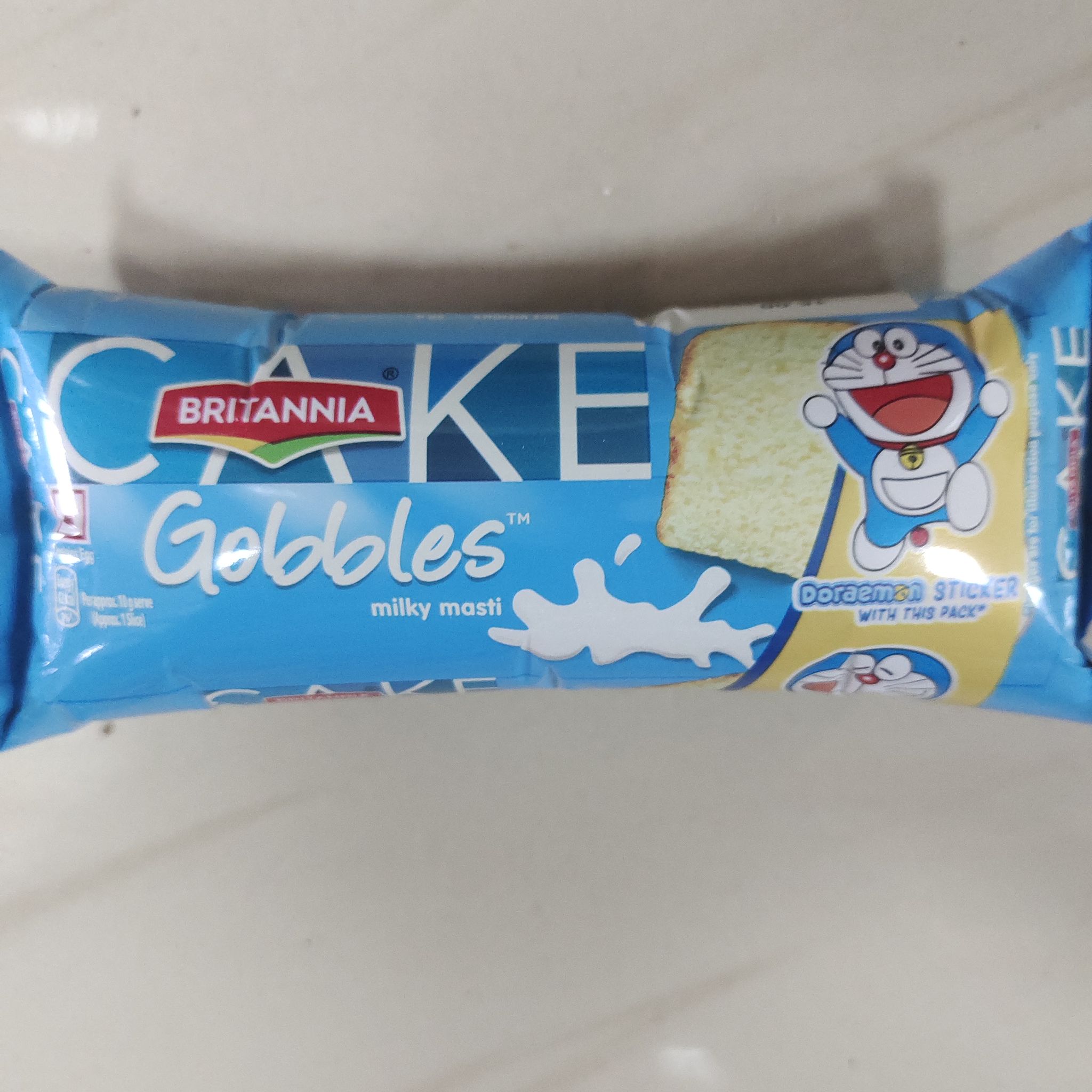 Britannia Gobbles milky masti Cake