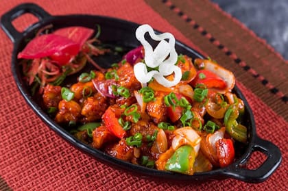 Galric Chilly Mushrooms