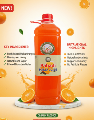 Pahadi Malta Juice - 1 L