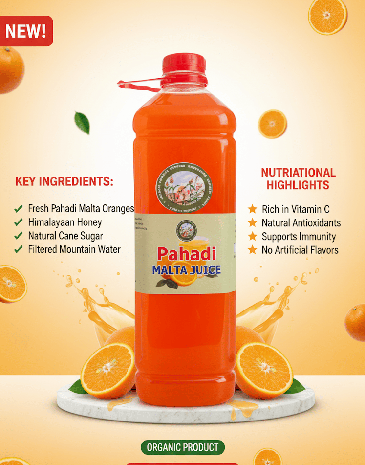 Pahadi Malta Juice - 1 L
