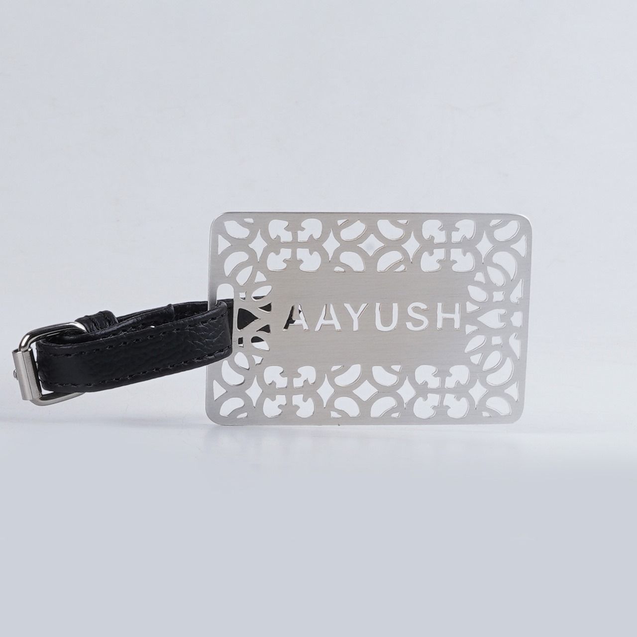 Silver Luggage Tag