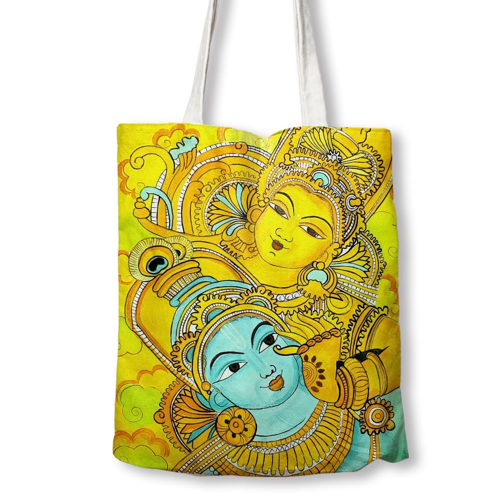 Kerala Mural Art on Cloth Bag DIY Kit by Penkraft