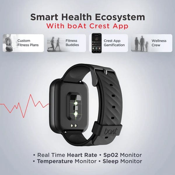 boAt Wave Pro Smart Watch boAt Wave Pro Smart Watch - Cherry Blossom
