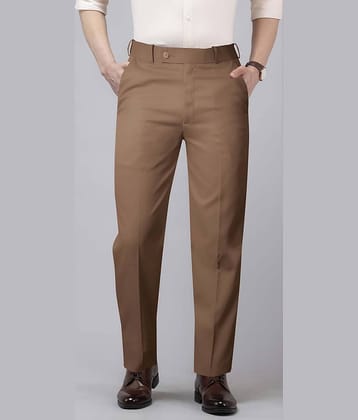 JB JUST BLACK Regular Men's Formal Trouser - Khaki ( Pack of 1 )