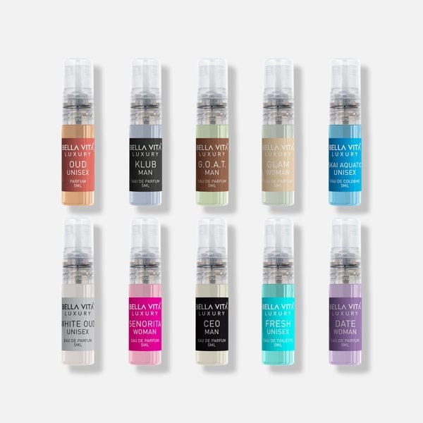 Luxury Perfume Trial Pack - 10 x 5ml (Cred)