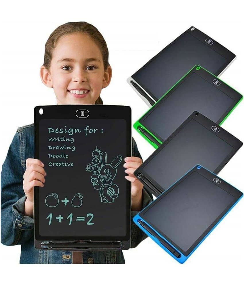 Techcom Infosys 8.5 Inch LCD Writing Tablet, Electronic Writing Drawing Doodle Board Tablet Digital Ewriter Pad Office Home School Handwriting Pad Memo Notebook, for Kids and Adults