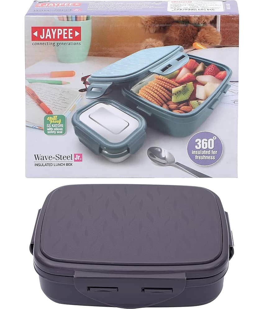 Jaypee Wavesteel Junior Stainless Steel Insulated Lunch Box 1 - Container ( Pack of 1 )