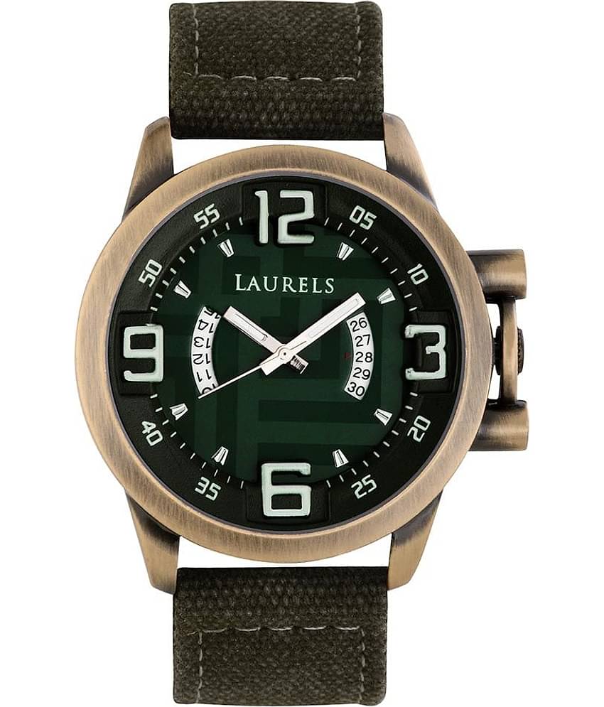 Laurels Europha Series Men's Watch (Lo-Eu-204)-Green