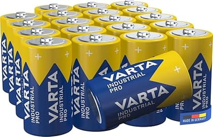 VARTA Industrial Pro C Baby Alkaline Batteries LR14-20-Pack,