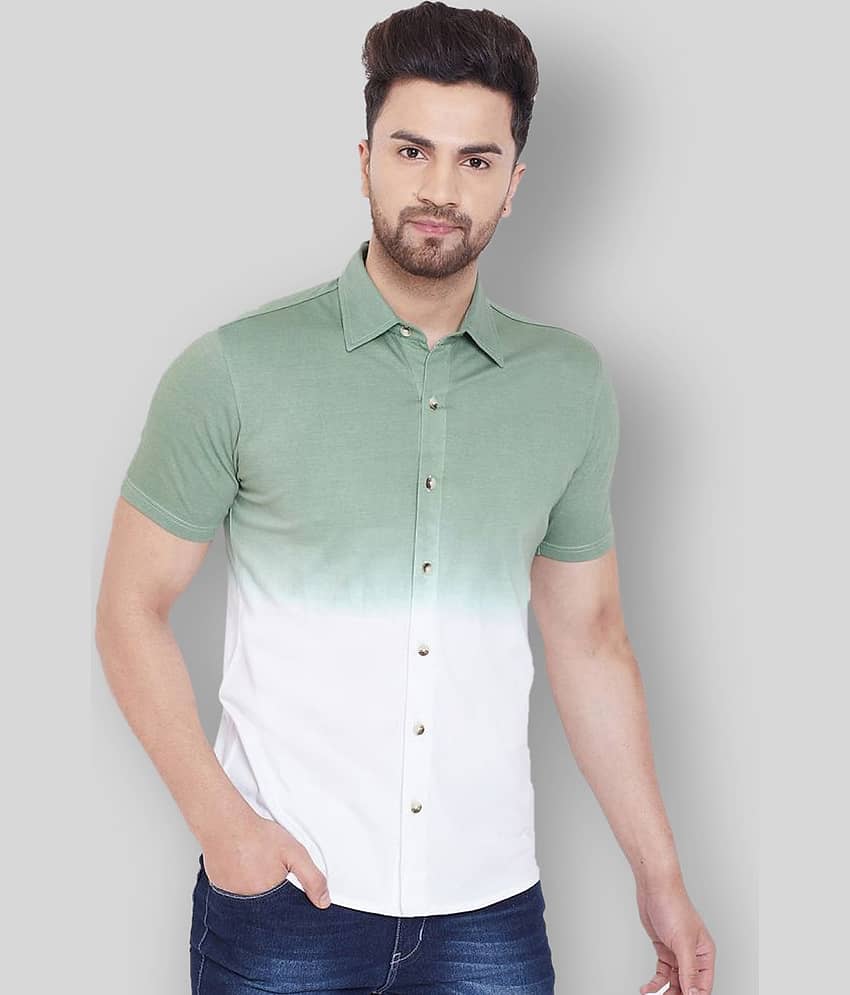 Gritstones - Multicolor Cotton Blend Regular Fit Men's Casual Shirt (Pack of 1)