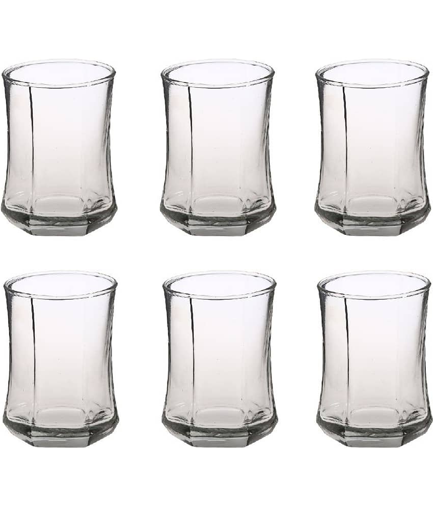Somil Water/Juice  Glasses Set,  280 ML - (Pack Of 6)