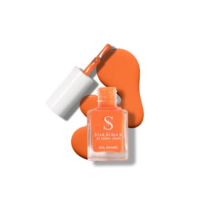 StarStruck by Sunny Leone - Tangerine - Glossy Nail Polish | Mirror-Like Shine & Longwear Color | Quick Dry Formula StarStruck by Sunny Leone - Tangerine - Glossy Nail Polish | Mirror-Like Shine & Longwear Color | Quick Dry Formula