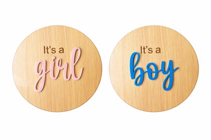 The Baby First Box It's a Girl/It's a Boy Double-Sided Newborn Photo Prop | Baby Milestone Birth Announcement Sign | Newborn Photography Prop | Baby Shower Gift The Baby First Box It's a Girl/It's a Boy Double-Sided Newborn Photo Prop | Baby Milestone Birth Announcement Sign | Newborn Photography Prop | Baby Shower Gift