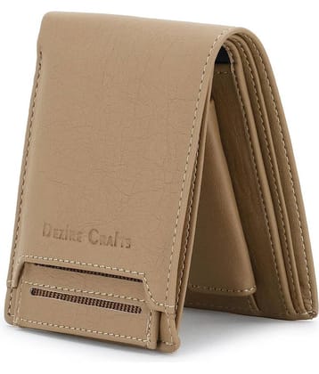 Dezire Crafts PU Solid Men's Regular Wallet With 6 Slots For Card ( Blue , Pack of 1 )