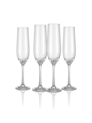 QUINTESSENTIAL CHAMPAGNE GLASS - CRAFTED IN EUROPE-Set Of 4