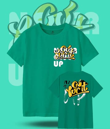 CODEZ Pack of 2 Boys Cotton Blend T-Shirt ( Turquoise )