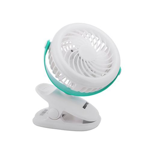 Mini Portable Fan Battery Operated, 6 Inch Powerful USB Table Fan, 3 Speed Quiet Rechargeable Fan with Less Vibration, 720 Rotate Personal Mini Fan for Home Office Stroller Camping